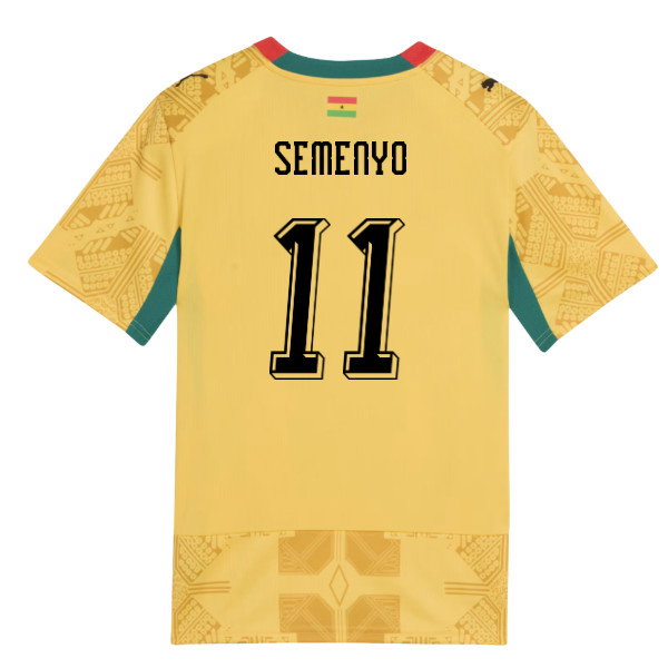 2026-2027 Ghana Away Shirt (Kids) (Semenyo 11)-SoccerKits Hub | Buy Soccer Jerseys Online